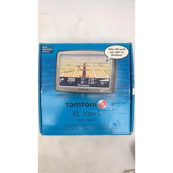 TOM TOM XL 330-S Text-to-Speech Portable Widescreen GPS Car Navigation System - Picture 2 of 6